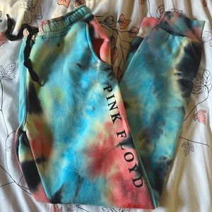 Tie Dye Pink Floyd Joggers